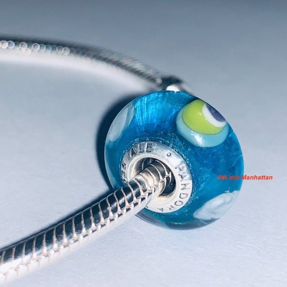 NEW Pandora rainbow murano glass bead charm - Picture 3 of 5